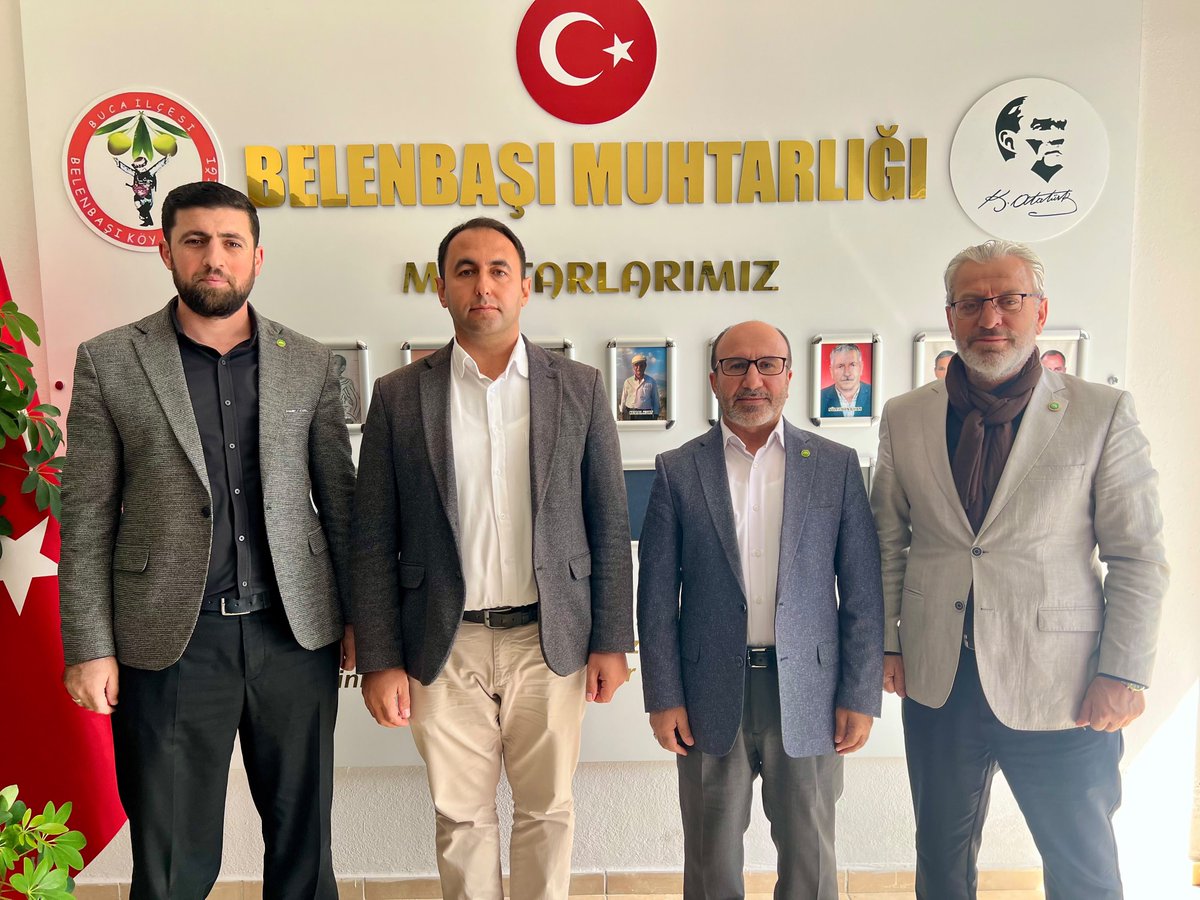 HudaParizmir's tweet photo. İl Başkan Yardımcımız Mehmet Tayyip Duran ve Buca İlçe Başkanımız Abdulhakim Bilgiç, beraberlerindeki heyetle birlikte Belenbaşı Mahalle Muhtarlığını ziyaret etti.

Nazik misafirperverliğinden dolayı Muhtarımıza teşekkür ederiz. https://t.co/pKF7dcToWT