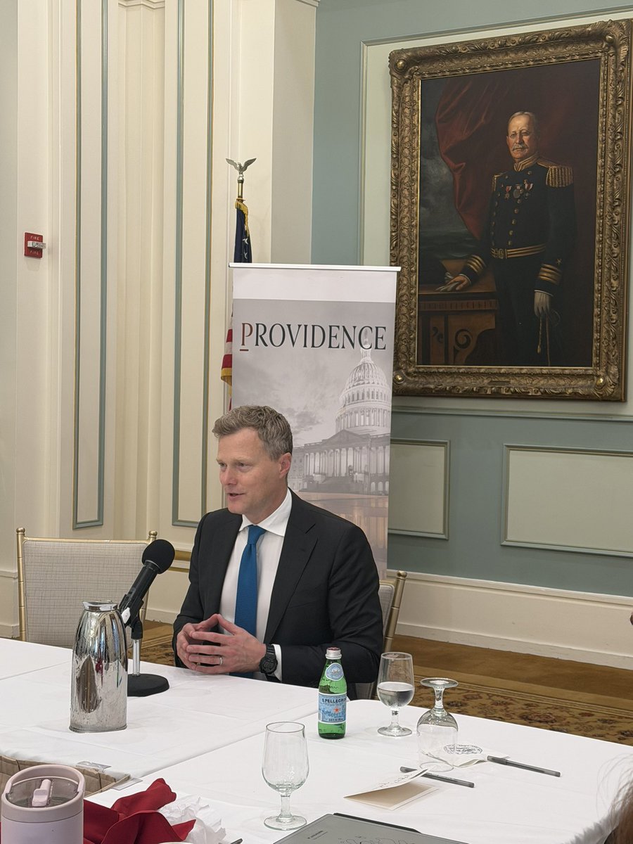 markdtooley's tweet photo. Christianity &amp; National Security convo @ProvMagazine with @MatthewKroenig talking human rights &amp; national interests. https://t.co/60AWIIUCdQ
