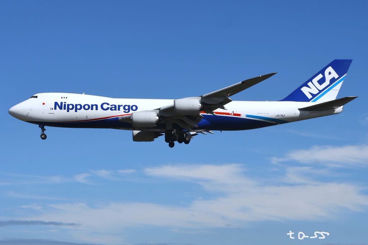 n194at's tweet photo. NCA Nippon Cargo
Boeing 747-8KZF JA17KZ
NRT/RJAA Tokyo Narita Airport
October 12, 2026
Photo credit tassさん 
#AvGeek #Aviation #Airline #AvGeeks #Boeing #B747 #QueenOfTheSkies #NCA #NipponCargo #NRT #Tokyo #Narita @nipponcargo 🇯🇵 https://t.co/N1PwYiIKxn