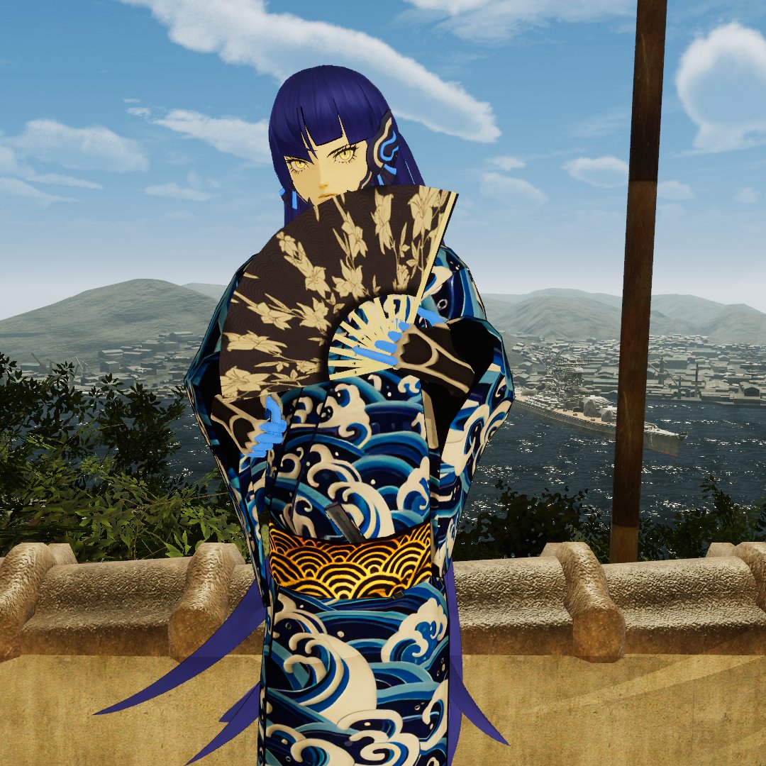 agentredjackal's tweet photo. I put this together way back when I was doing a festival event in VRC with friends but it doesnt get much use outside of that. #nahobino #shinmegamitensei #smtv https://t.co/4pO8gXAPv9