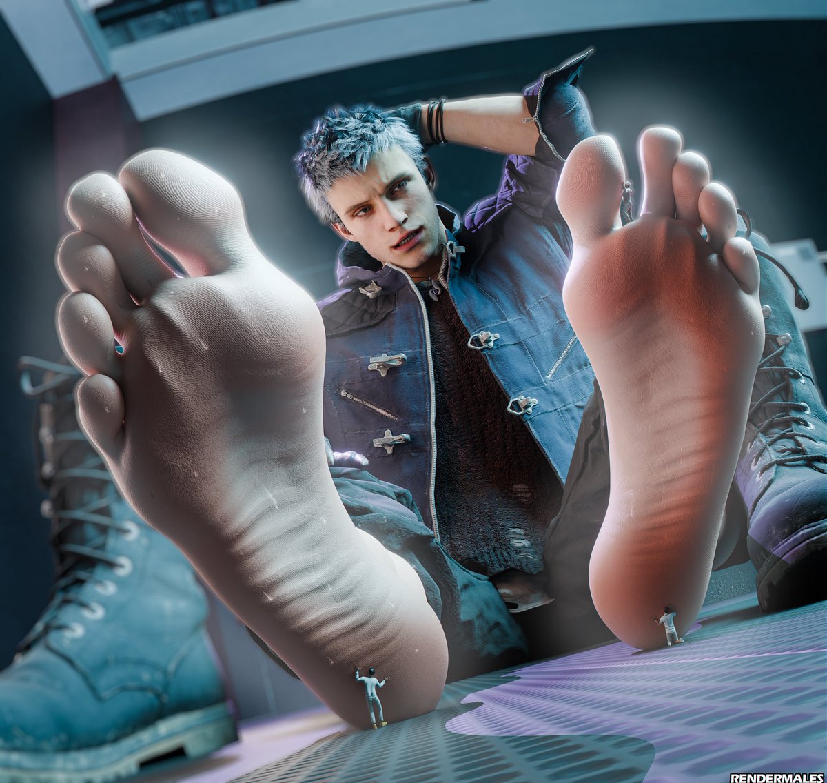 Malesrender's tweet photo. Nero deserves more feet art just saying 😵‍💫❤️ https://t.co/oDdi4PdcE1