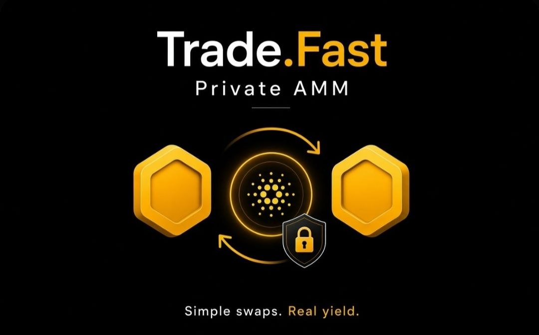 TradeFast_HQ's tweet photo. You don’t need someone on the other side of the trade.

An Automated Market Maker lets you swap tokens directly against a liquidity pool. No order books. Just onchain swaps. Liquidity providers earn a share of the fees from every swap.

That’s what TradeFast is —
Canton Network’s first private AMM.