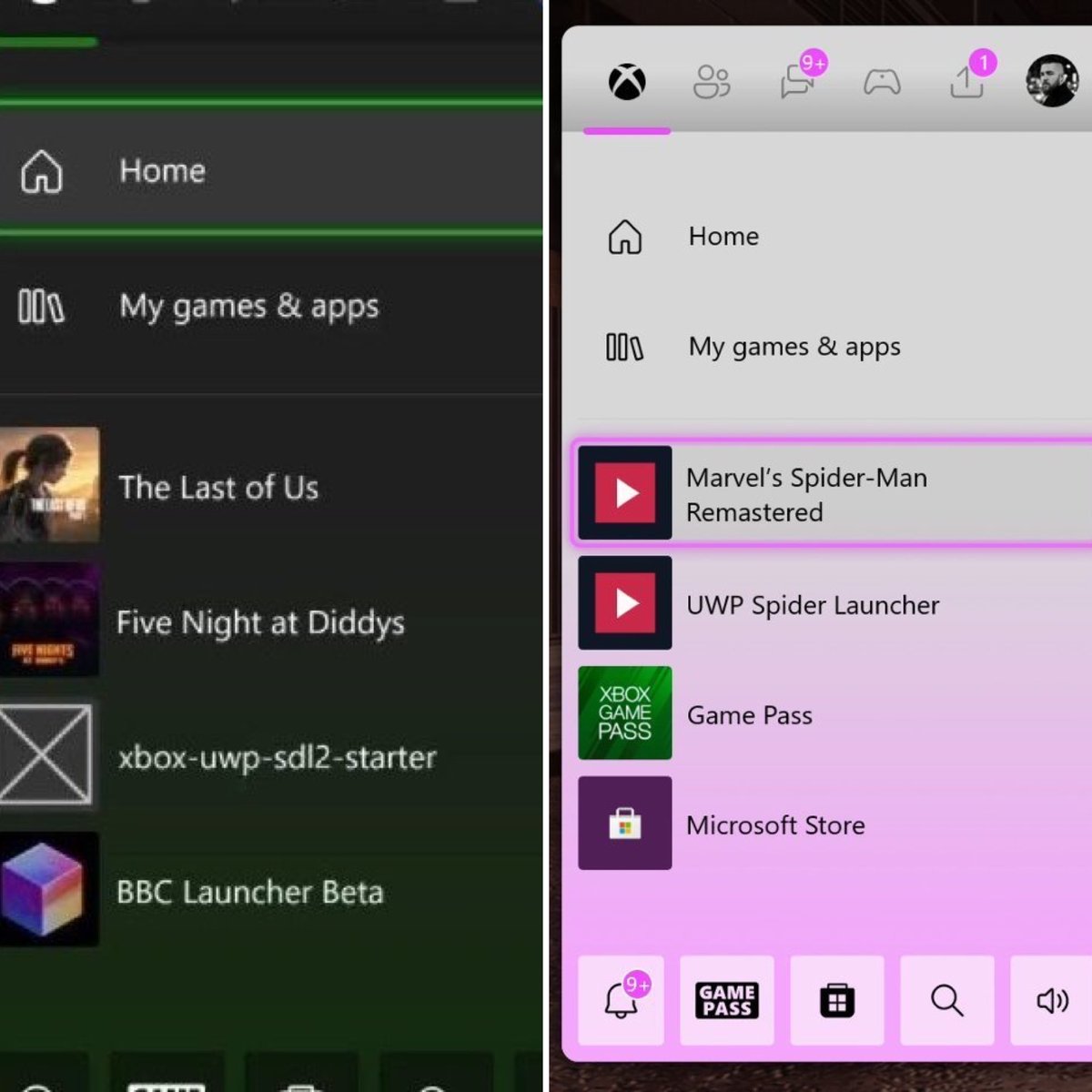Pirat_Nation's tweet photo. PS5 emulation is now running on Xbox Series X.

The KytyPS5 emulator has been ported to Xbox Series X as a UWP app through Developer Mode. Some PS5 games are already booting with sound and controller support. 

The Xbox version uses a Direct3D 12 renderer and Mesa’s shader translation to make the PS5 software work on Xbox hardware. 

Performance is still rough: Astro Bot is around 10 FPS on Xbox right now, so this is definitely not replacing a PS5 yet.