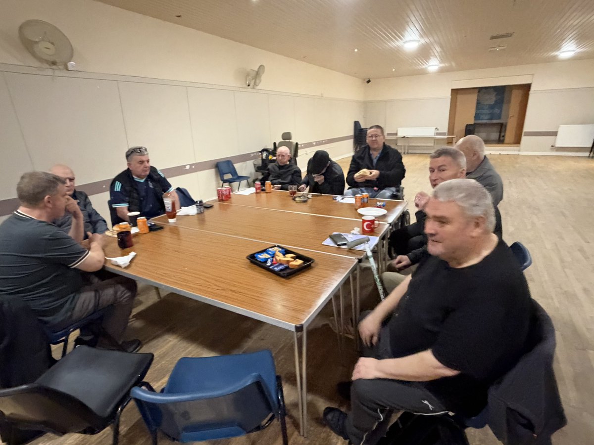 MOT4MEN's tweet photo. MENSELF +’s Friday MENS GROUP #glasgowcitycouncil #bankofscotland #therobertsontrust #nationallottery #GCVS #thefortecharitablefoundation  #arnoldclark in Whiterose Community Hall 12 - 2.30pm. Another great turn out with loads of laughs. https://t.co/GPIMy0QKNs