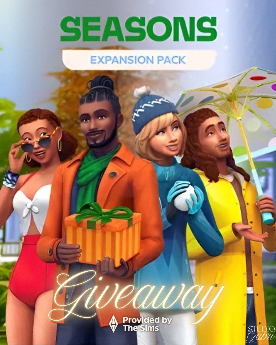 StudioGabri's tweet photo. It’s SPOOKY SEASON! 👻 Thanks to The Sims, I’m giving away (1) copy of each of the following packs! (EA App) One winner will be chosen per pack. 

🎃To Enter: 
• Follow | Like | Retweet
• Follow me on TikTok: @studiogabri

🎃Ends October 23rd! Good luck!
#SimsPartner #TheSims4 https://t.co/f7Iy8CMZRs