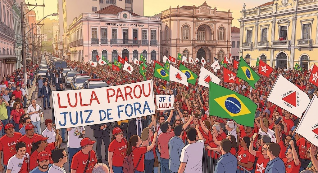 FlavioB1969's tweet photo. #LULAPAROUJUIZDEFORA https://t.co/O7s9NB2jS0
