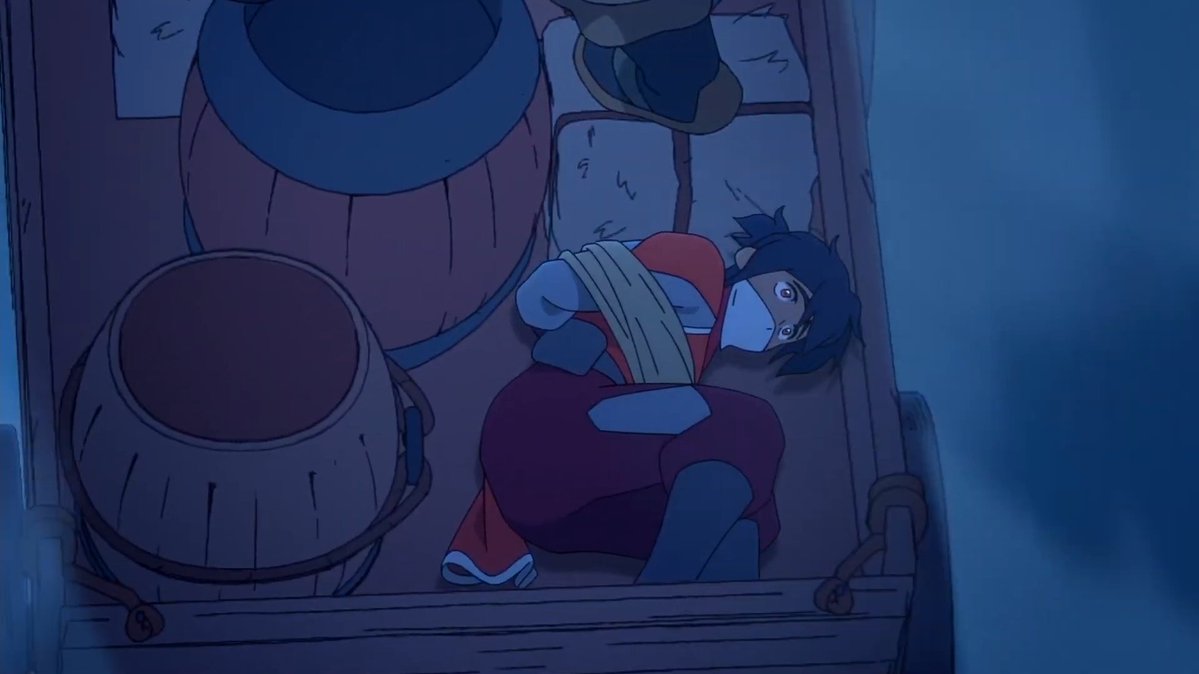 zxmbiessaints's tweet photo. #avatarsevenhavens spoilers //

I feel like uki staged the kidnapping, she realized that she wants to leave the brigade but didn't want to bring shame on her family by being a deserter so she faked being kidnapped to join the faceless https://t.co/nHefm8zEHT