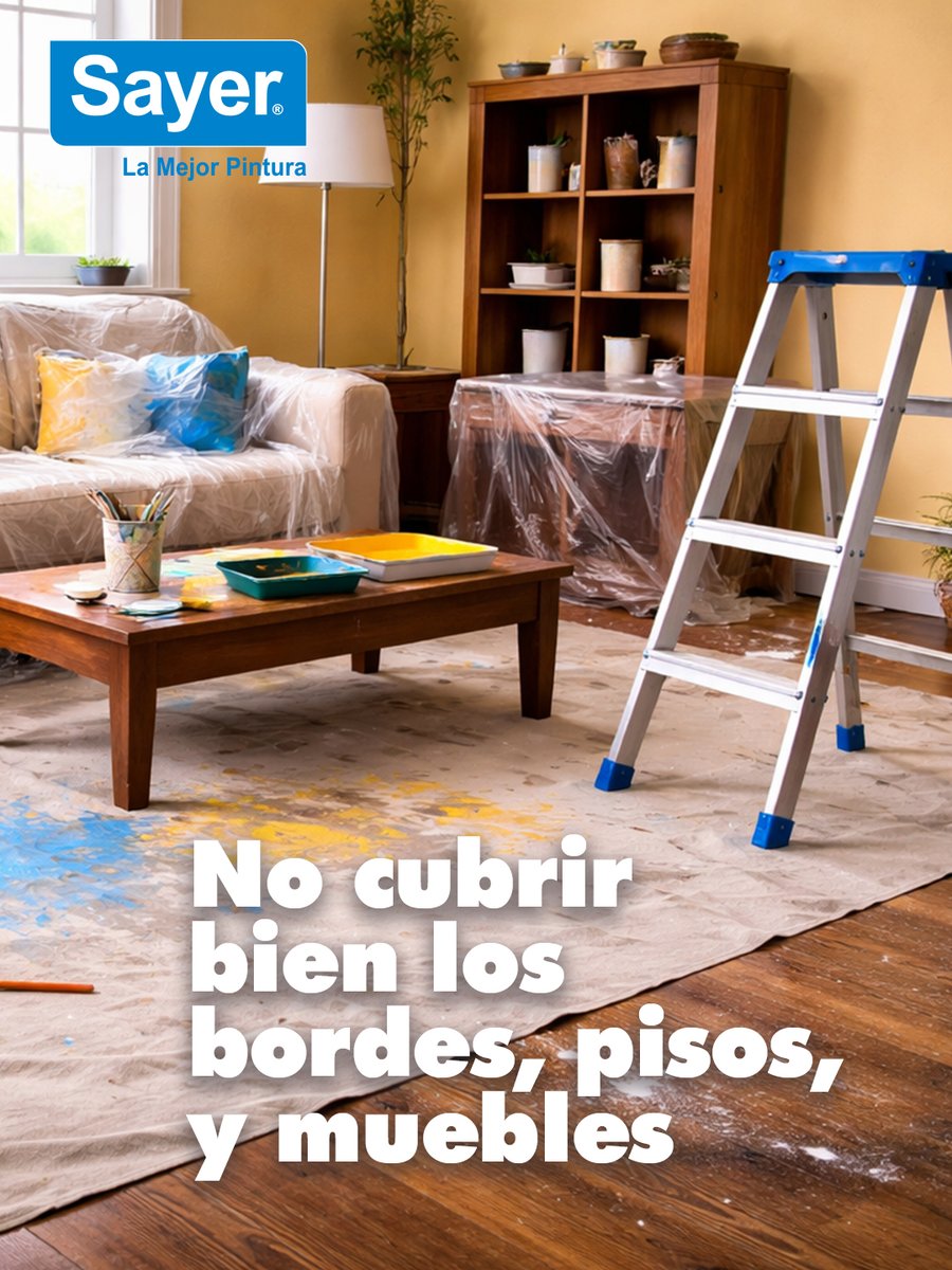 GrupoSayer's tweet photo. ¿Vas a pintar tu casa? ¡Evita estos errores! Una buena pintura no solo depende del color que elijas, sino también de preparar correctamente la superficie y aplicar el producto de la manera adecuada.

#sayer #errores #pintura https://t.co/TBPwrfs8Sg