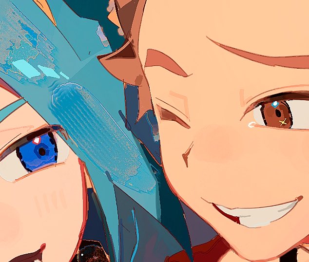 ooeasmp's tweet photo. ワイはハイライトの中に相手のイメージカラーを入れるのが好きでごす⚙️🐥 https://t.co/6ZA5Sa8yeL