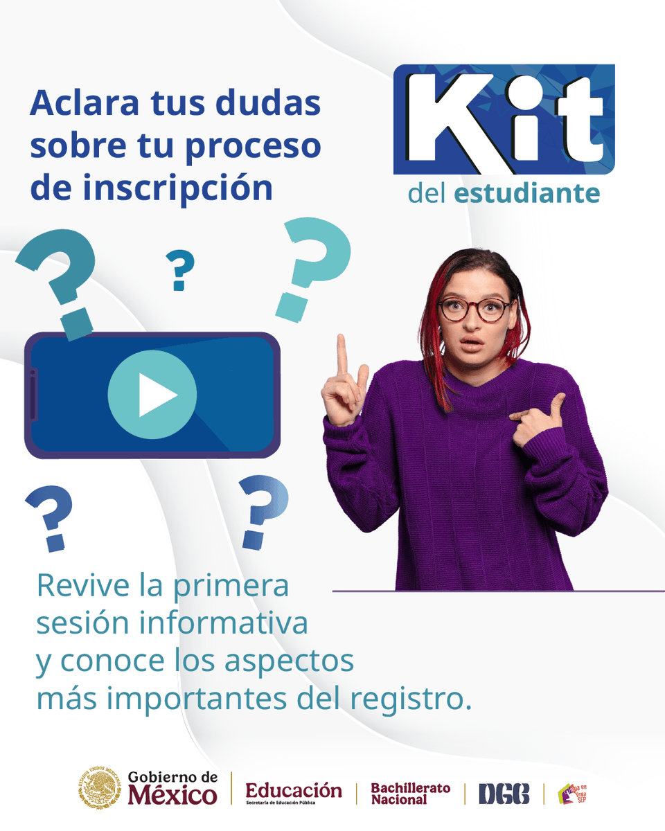PrepaLineaSEP's tweet photo. 📹✨ ¿No pudiste acompañarnos en la sesión informativa?

Todavía estás a tiempo de conocer todos los detalles sobre el proceso. Mira la grabación completa en nuestro canal de YouTube. 👇

https://t.co/3iE6h4exoG

#PLSEPG1 #KitDelEstudiante https://t.co/wQwImDphDH