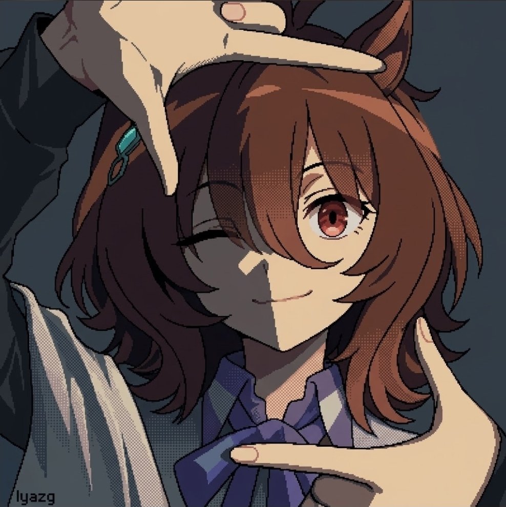 lyazg787's tweet photo. Agnes🐎

#agnes #pixelart #umamasume https://t.co/ZG4oMkTpA0