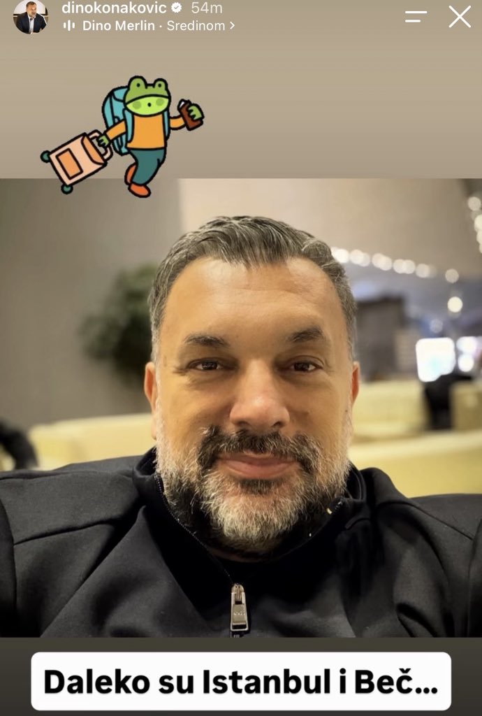 kampanja2026's tweet photo. @gospodja_ja A i ne sluti koliko će mu postati daleki Istanbul i Beč sad kad se vrati kući da živi u ženinoj imovini bez funkcije MVP https://t.co/vP68h2EvJM