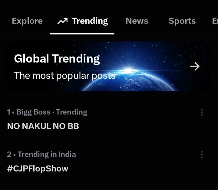 gumnaamladkii's tweet photo. Finally We made the trend in top list at 1st position 💀🔥

NO NAKUL NO BB 

#Nakuldhull #Biggboss20 https://t.co/VQcMqVM5x0