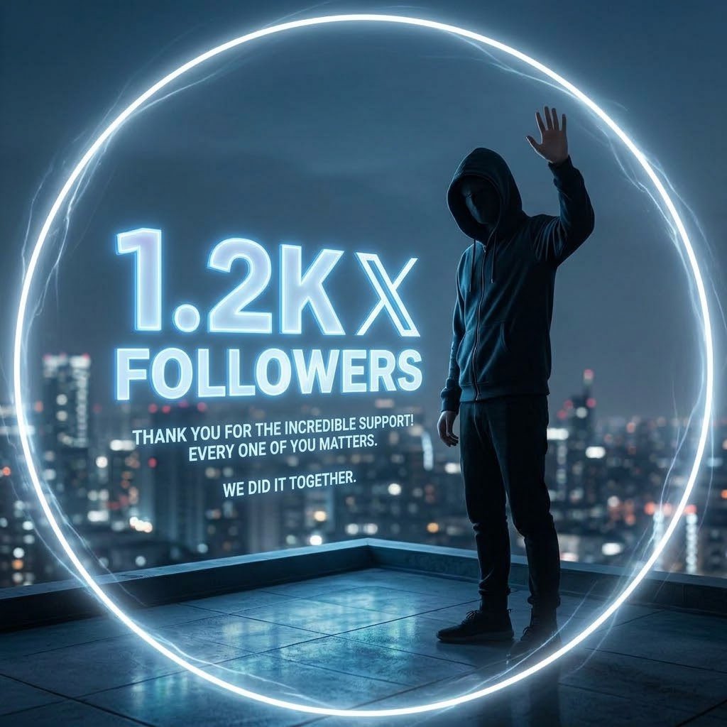 AcordOF_NG's tweet photo. Another milestone grabbed 

Just hit 1.2k x  family 🙌🙏❤️

Thanks to all my mutuals supporting me 🔥🔥❤️‍🔥❤️‍🔥⚡️ https://t.co/rNmGXhWyuh