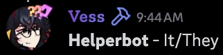 Forsaken_News's tweet photo. 🚨News🚨

Helperbot uses It/They pronouns!

📢This informaton comes from the Official Forsaken Server.📢

#Forsaken #forsakenroblox #helperbot https://t.co/s9SVYeChh7
