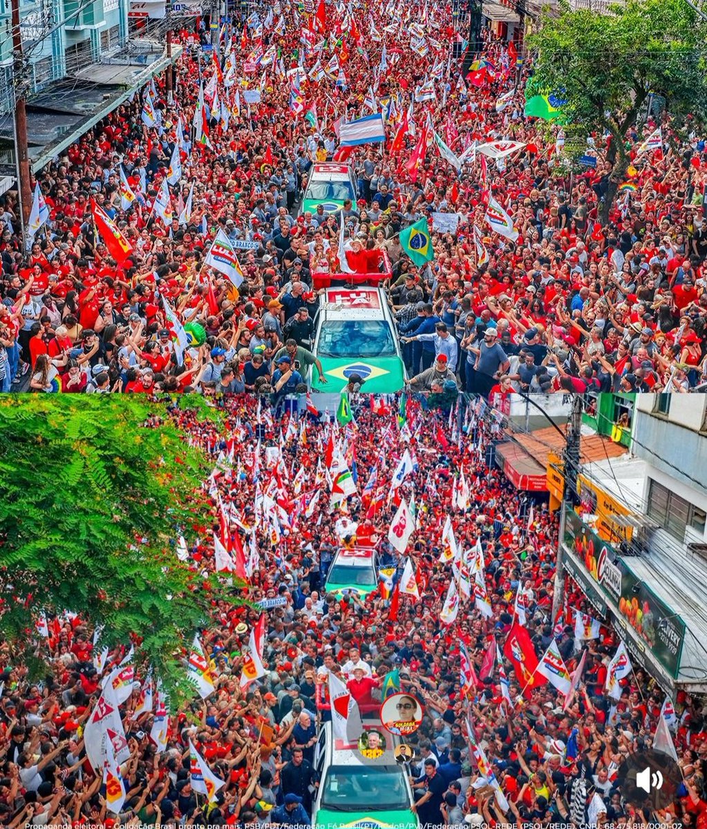 sandraselmasr's tweet photo. Juiz de Fora tomou as ruas para eleger LULA PRESIDENTE https://t.co/0eivxvXBoR