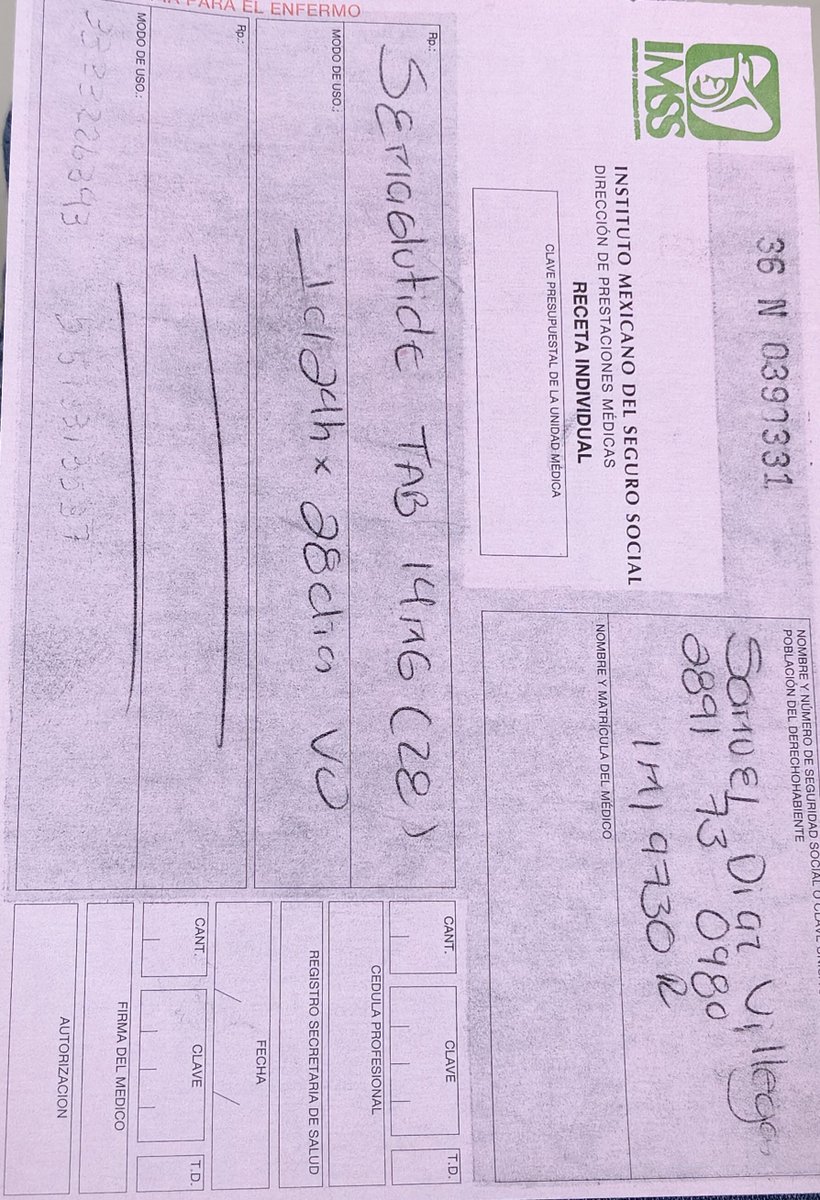 MrSAMO_o's tweet photo. @Tu_IMSS hoy vine a mi cita y no tiene este medicamento y di mi teléfono para que me contacten cuando lo tengan surtido me dijeron que pueden... 3 MESES!!!! es enserio???? Que alternativa me dan para surtir mi receta? Además el personal de la farmacia MUY groseros, indiferentes https://t.co/34HQFTrkzp