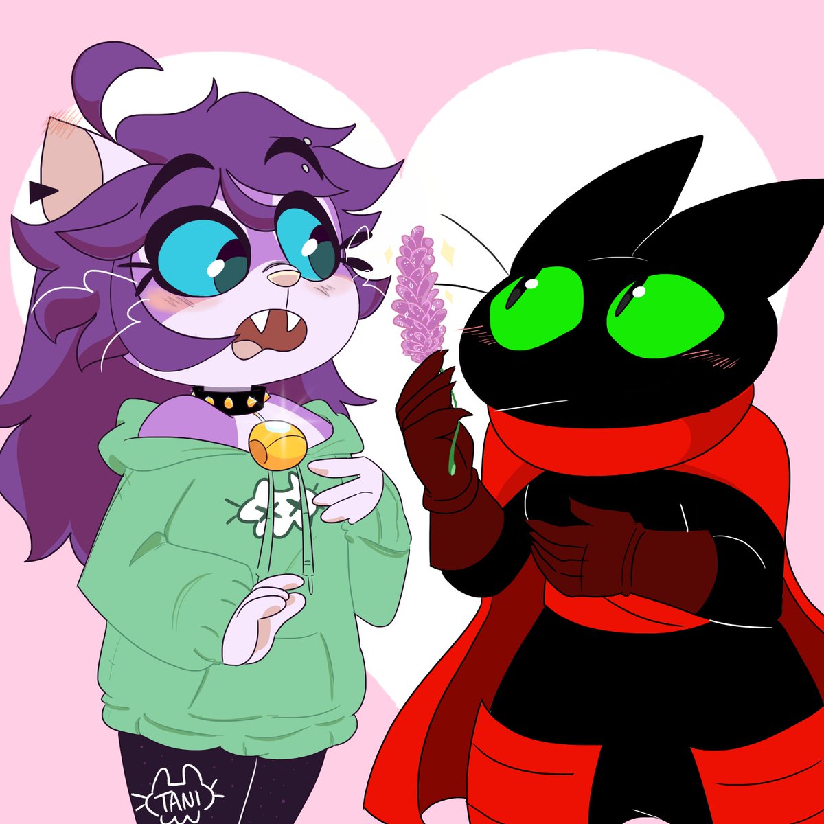 whiskers_t's tweet photo. "You're more beautiful every day than the last 🗡️🐈‍⬛"
Tani, even after having her two children, getting a few gray hairs and wrinkles,and gaining some weight, continues to be her sheriff's muse ♥️

They love each other more every day ✨
#maomaoheroesofpureheart #selfship #ocxcanon https://t.co/6MnrD8Xcbj