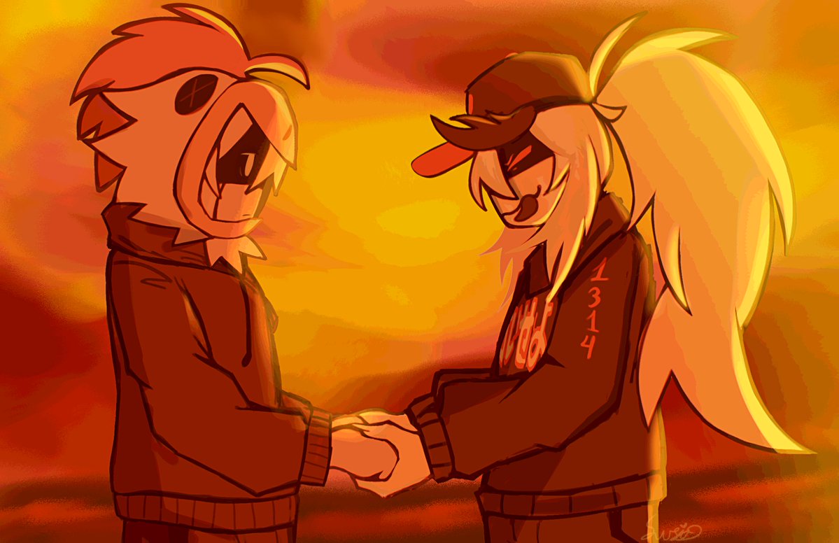 susiemwahh's tweet photo. ive made this months ago and i was the happiest person with the most recent update, even if theyre in the wrong places... #chickenbeetle #beetlebird #regretevator https://t.co/LefEHLX0L7