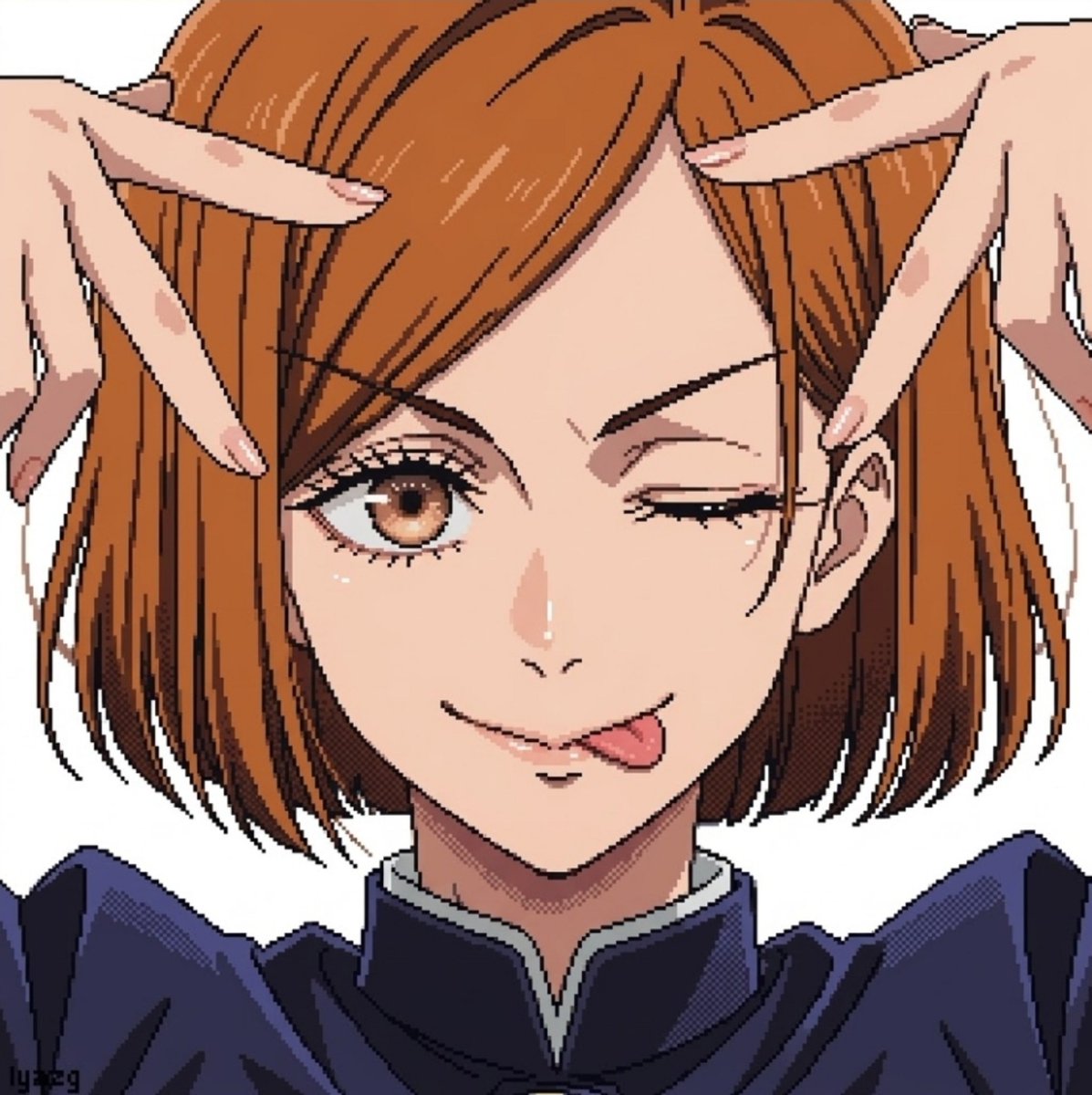 lyazg787's tweet photo. Nobara🤎

#nobara #pixelart #jujutsukaisen https://t.co/80ahDL0t1x