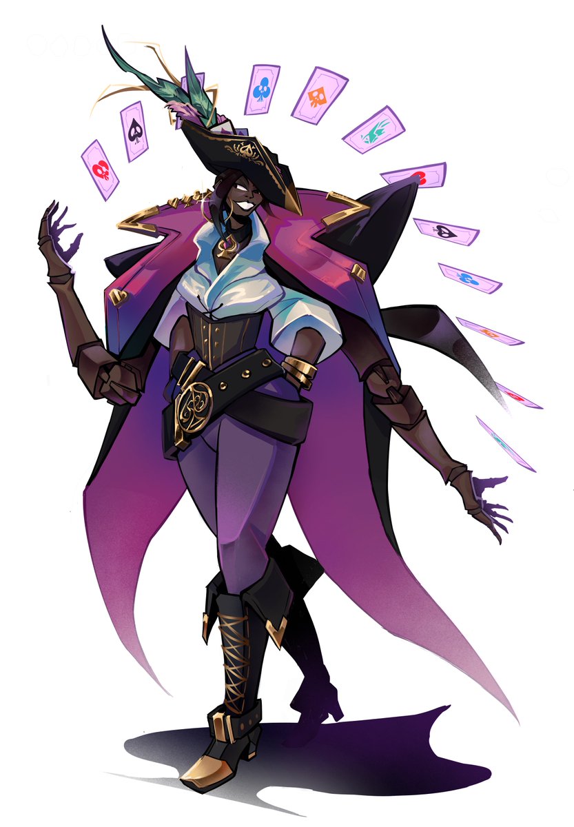 Teapot_1337's tweet photo. Wraith pirate (fanmade skin concert) 
1/3 
#deadlock #deadlockfanart  #wraith https://t.co/22cOayM96p