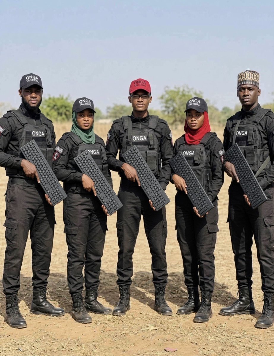 xagreat's tweet photo. The Gallant ONGA tactical team securing Nigeria and fighting insecurity with the keyboard. https://t.co/eNcC6nriFd