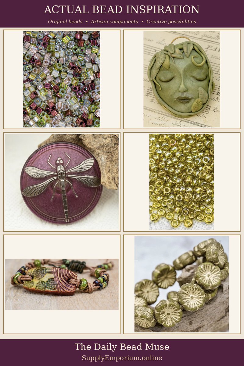 teribears's tweet photo. 🌿💜 Woodland whimsy, plum dragonflies, gorgeous greens &amp; golden glimmers! 📿✨

Actual beads. Endless possibilities!

👑😏 And the garden? HAHAHAHA. 

Come see the fuss on The Daily Bead Muse blog!

https://t.co/r93ZdeNgWb

#Beads #JewelryMaking #SupplyEmporium https://t.co/OW3KTRJdZs