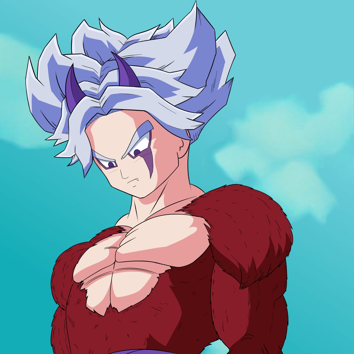 akakhada's tweet photo. El collab de Dragon Ball me obligó a terminar este dibujo que tuve a medias dos años ajjajaja 
#collab #art #oc #dbz https://t.co/WNj9fyBK3o