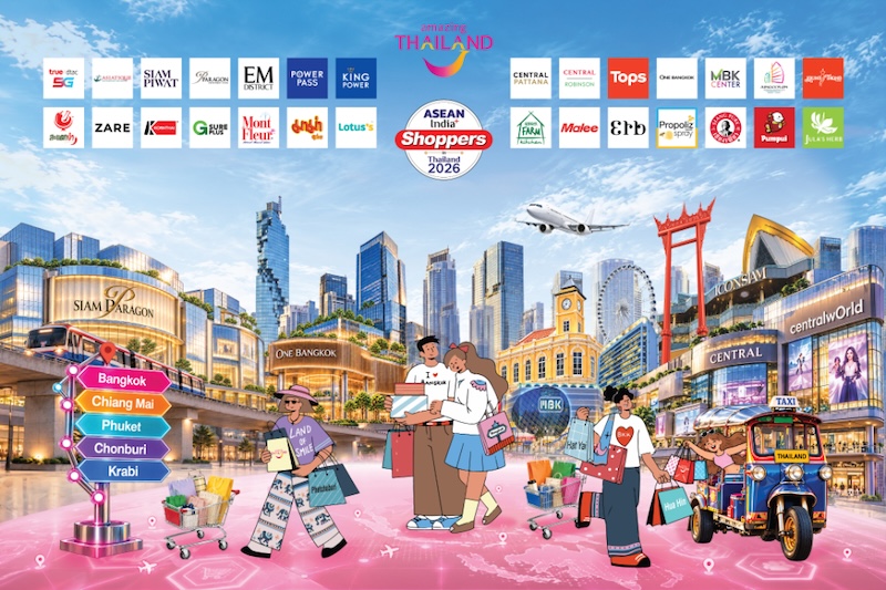 AsianItinerary's tweet photo. TAT expands ASEAN India  Shoppers in Thailand 2026 https://t.co/Mk9RGP0mc1 

#ThailandShopping
#ASEANIndiaShoppers
#AmazingThailand
#TAT
#ThailandTravel2026 https://t.co/xDH1dOEUaw