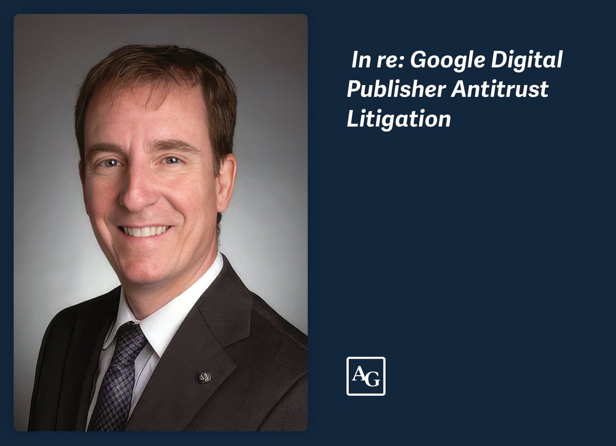 analysisgroup's tweet photo. In an antitrust litigation involving Google’s advertising technology, Analysis Group academic affiliate Jeffrey Prince submitted an expert rebuttal report, testified at deposition, and provided data analyses. https://t.co/sXtMDVwLFS https://t.co/mEmW19Gj6w