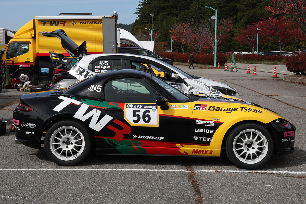 rallyplus's tweet photo. 全日本ラリー高山：25年JN-5王者の河本拓哉がマツダ・ロードスターを投入 #JRC https://t.co/JRu6mIok5T https://t.co/LK6JafInhd