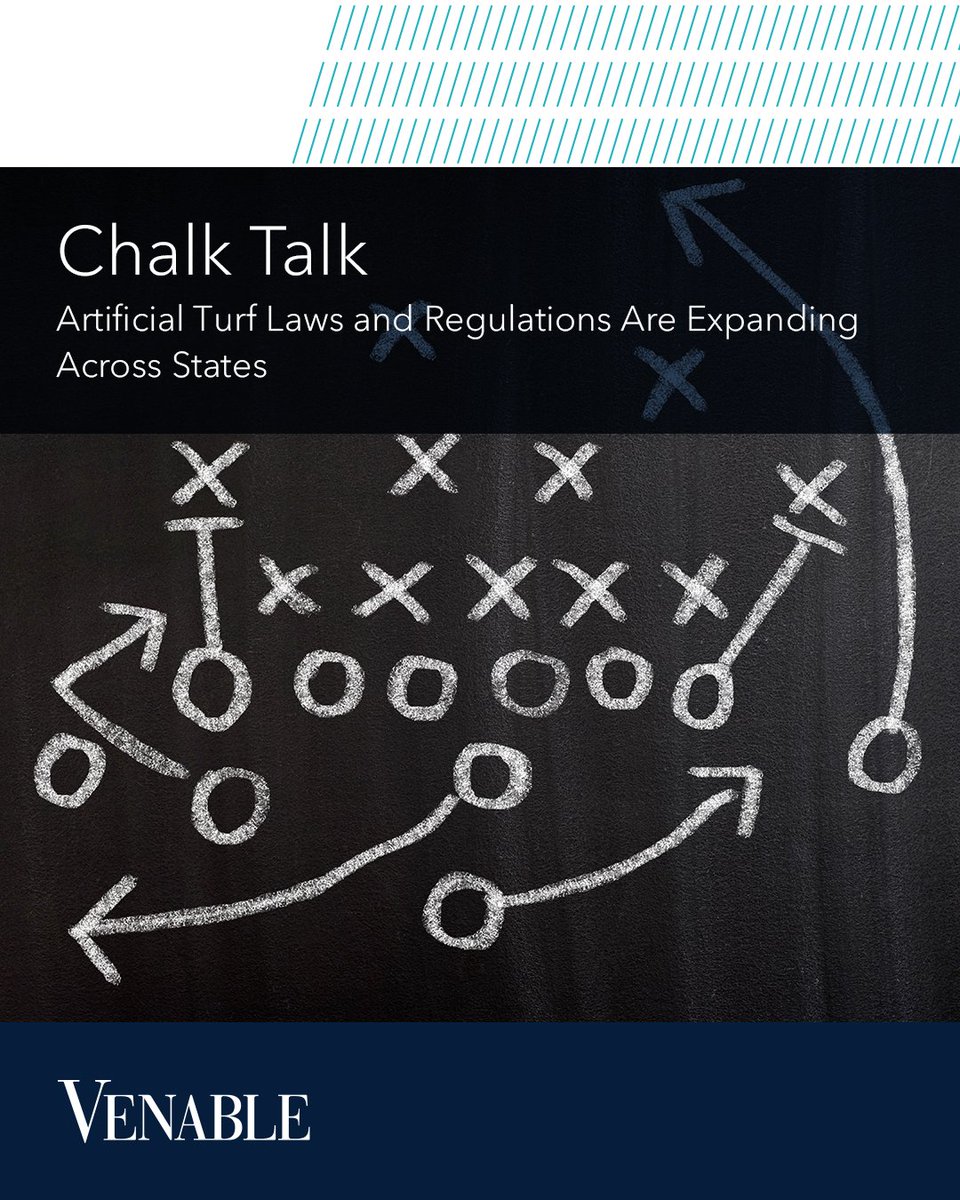 VenableLLP's tweet photo. New York lawmakers are considering a series of measures that could significantly change how artificial turf is manufactured, sold, installed, and disposed of in the state. 

Read more: https://t.co/btuDOcAYN7

#ArtificialTurf #SportsLaw #ChalkTalk https://t.co/bTRWJurlPH