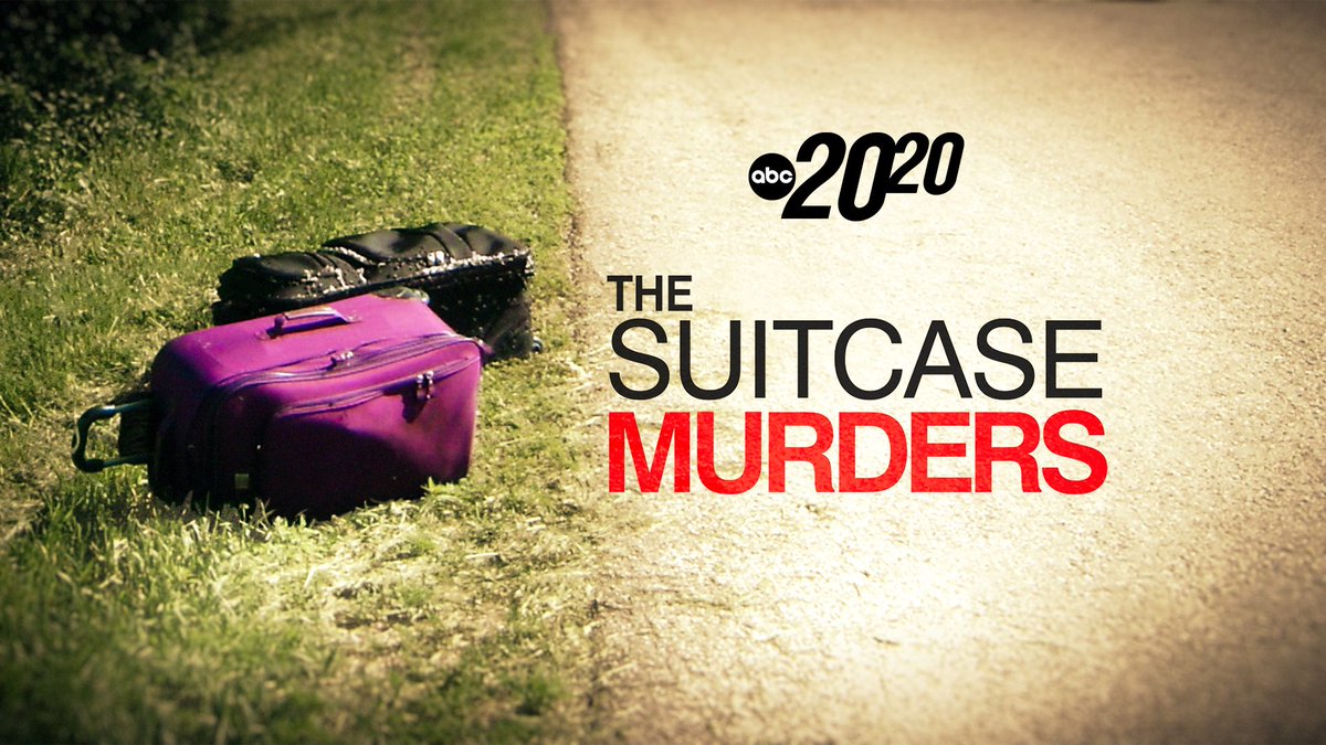 ABC2020's tweet photo. (1/2) THE SUITCASE MURDERS: Human remains are found abandoned in two suitcases, leaving a community shocked and searching for answers. A dating profile on a BDSM site and DNA evidence help police solve the gruesome murders. https://t.co/ujllDvjkJ4