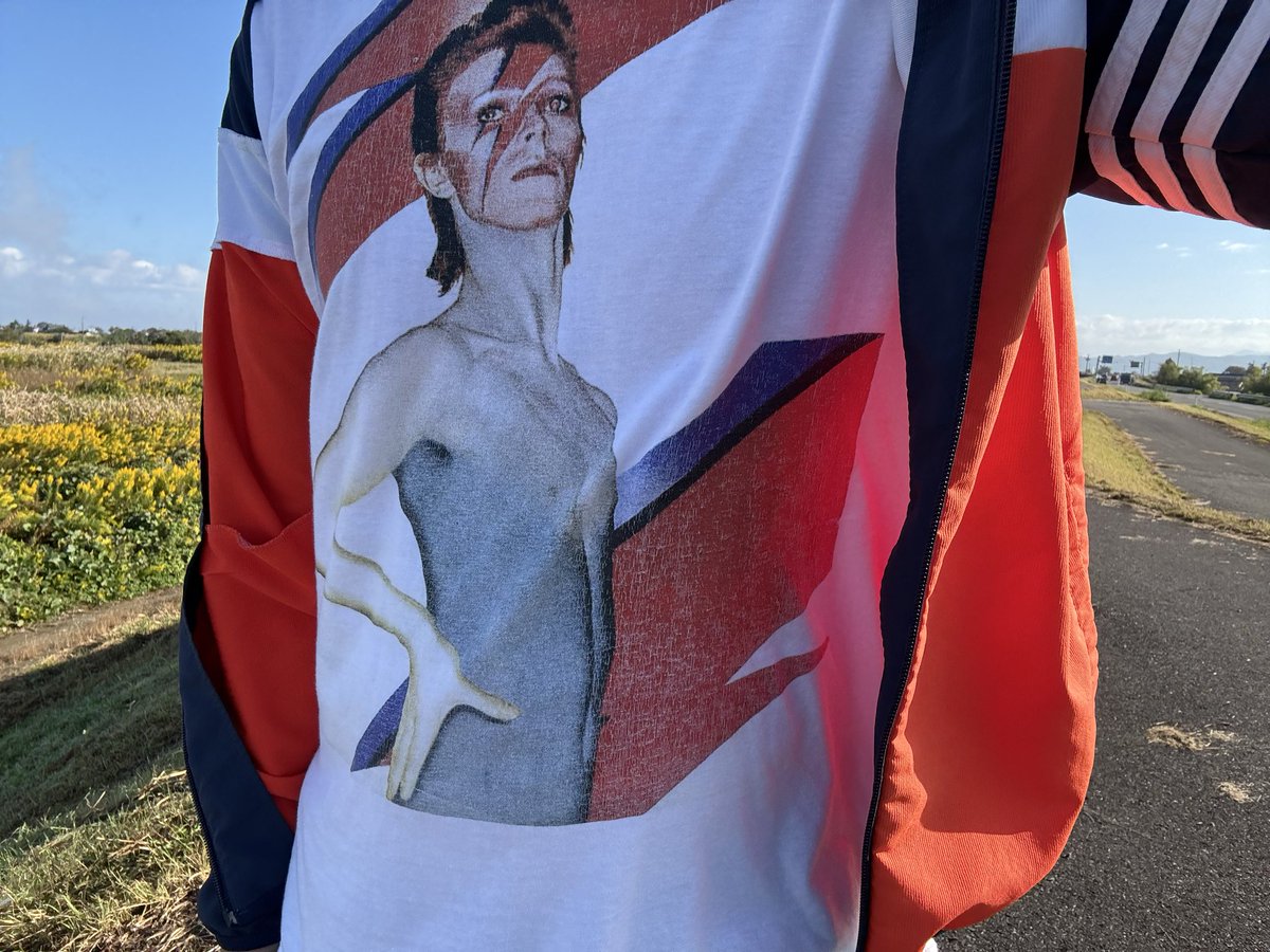 niranirararara's tweet photo. ロックT着てジョギングしましまた。。
#DavidBowie
#ロックT
#健康的な生活
#田舎の暮らし https://t.co/3aDKYSG9wC