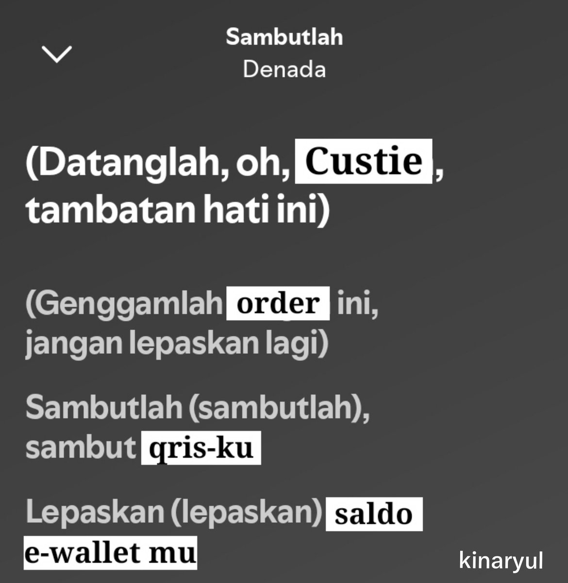 macilouse's tweet photo. lagu untuk cust tercinta 🫪🫰🏻 https://t.co/IuFWe66g8n