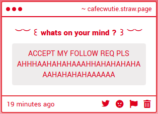 cafecwutie's tweet photo. whats your @? i dont see any new requests https://t.co/XyWz0S6MUk
