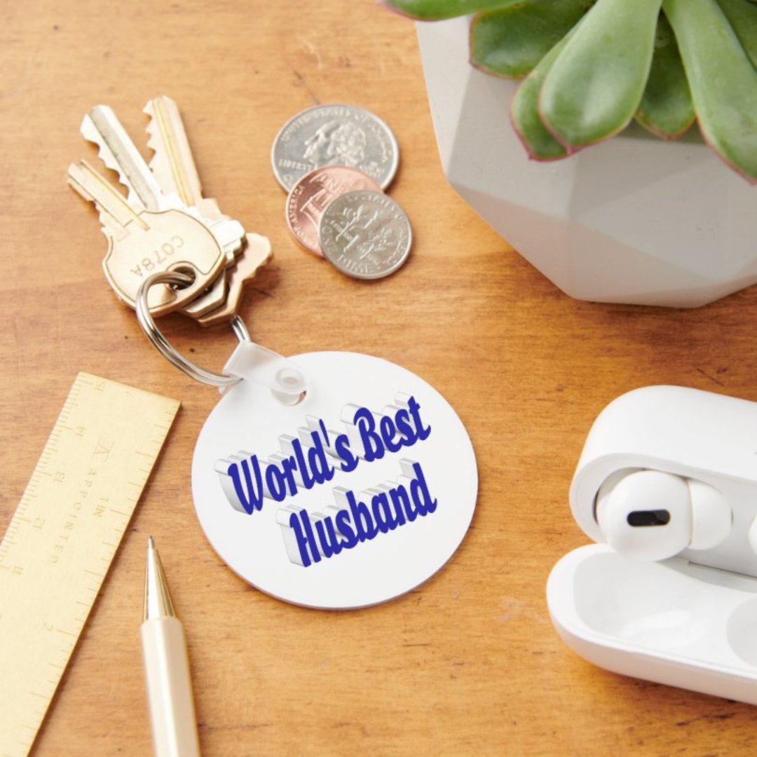 3DGifts_Shop's tweet photo. Looking for the perfect gift for your #husband? Surprise him with this stylish typography keychain. Discover more husband gift ideas for him by visiting my #Zazzle store at https://t.co/kX7JPdzVfG https://t.co/kynaFfJwZu