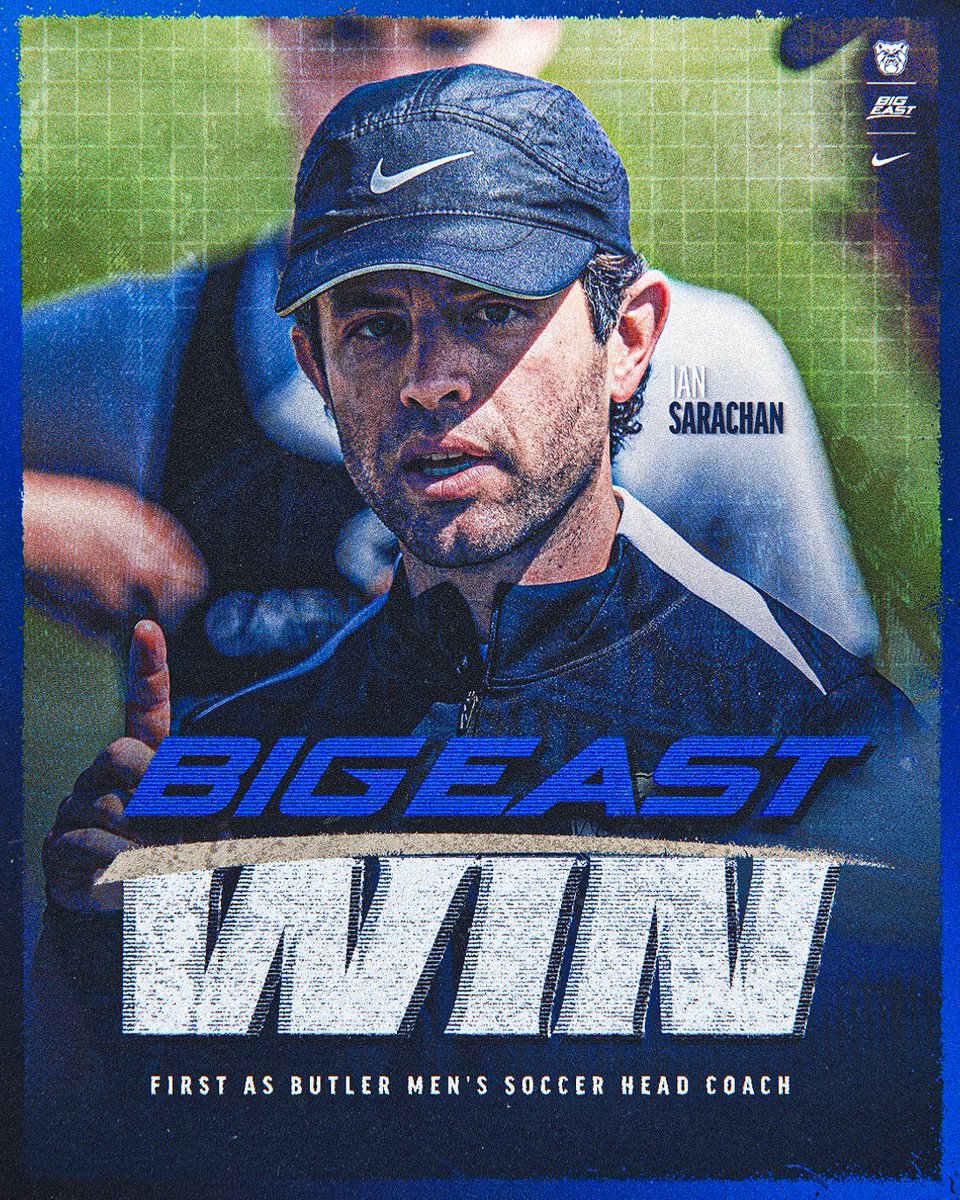 ButlerMSoccer's tweet photo. Congrats to Coach Sarachan on his first BIG EAST win! https://t.co/HWGWtHI0bU