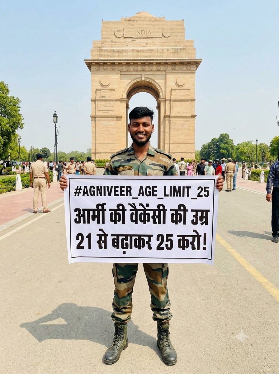 Ravikum82756991's tweet photo. #Agniveer_age_limit_25 #Agniveer_age_limit_25 https://t.co/3ptyBZRGw3