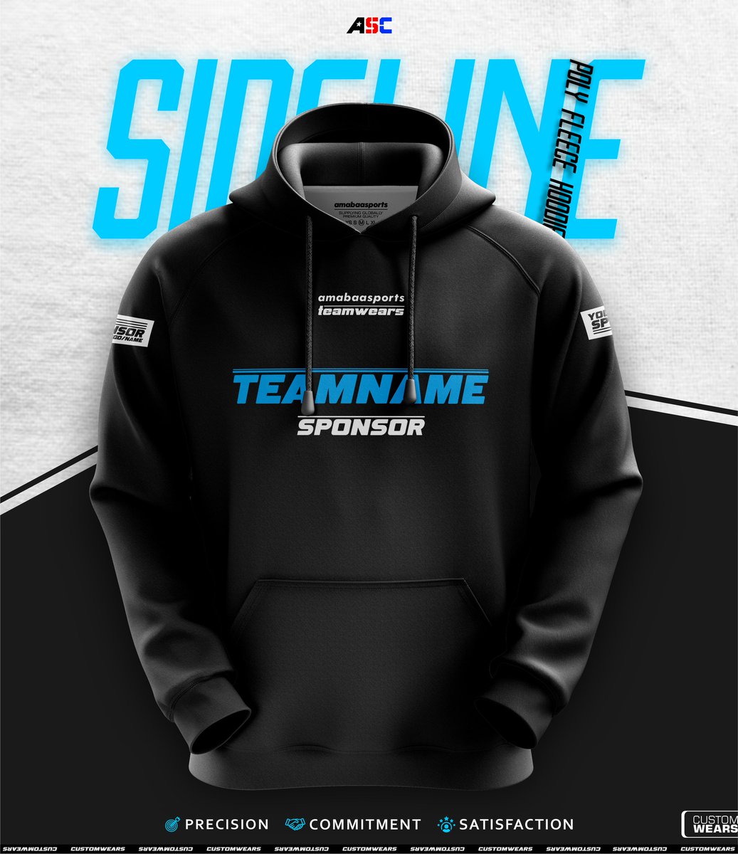 foconibarbiqh's tweet photo. Custom sublimated polyester fleece hoodies keep players warm, comfortable and united. Featuring vibrant, durable team designs, they’re ideal for training, travel, warm-ups and sideline wear across all sports. Available in custom sizes and https://t.co/gyrDq0ZZQW