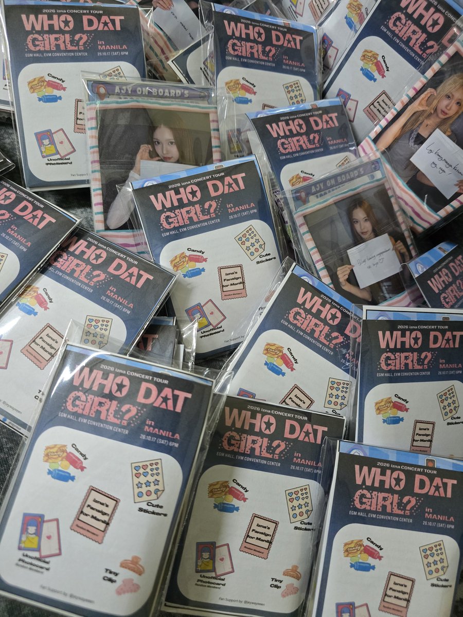 jeywayeeen's tweet photo. Freebie - zna for WHO DAT GIRL in MANILA 🎀

— limited quantity only!
— will be at EVM by 2pm
— random members lang~
— trade on the spot!

SEE U NAYAS! 💞

#izna #WHO_DAT_GIRL #izna_in_manila
#izna_CONCERT_TOUR_in_MANILA https://t.co/7HftXsfGLd