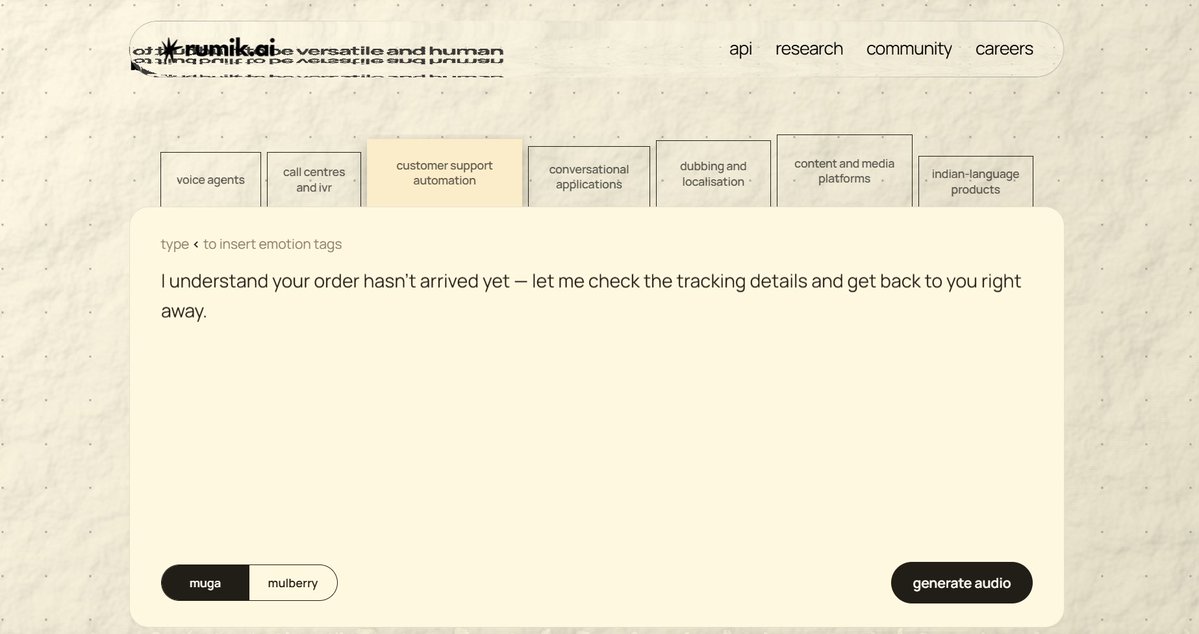 mindtensor_'s tweet photo. - integrated rumik ai mulberry voices , using cloud functions
- added audio playback and viseme synchronization
- made few custom monitoring dashboards and alerts on langsmith for online evals. https://t.co/DgKD4Mumn4