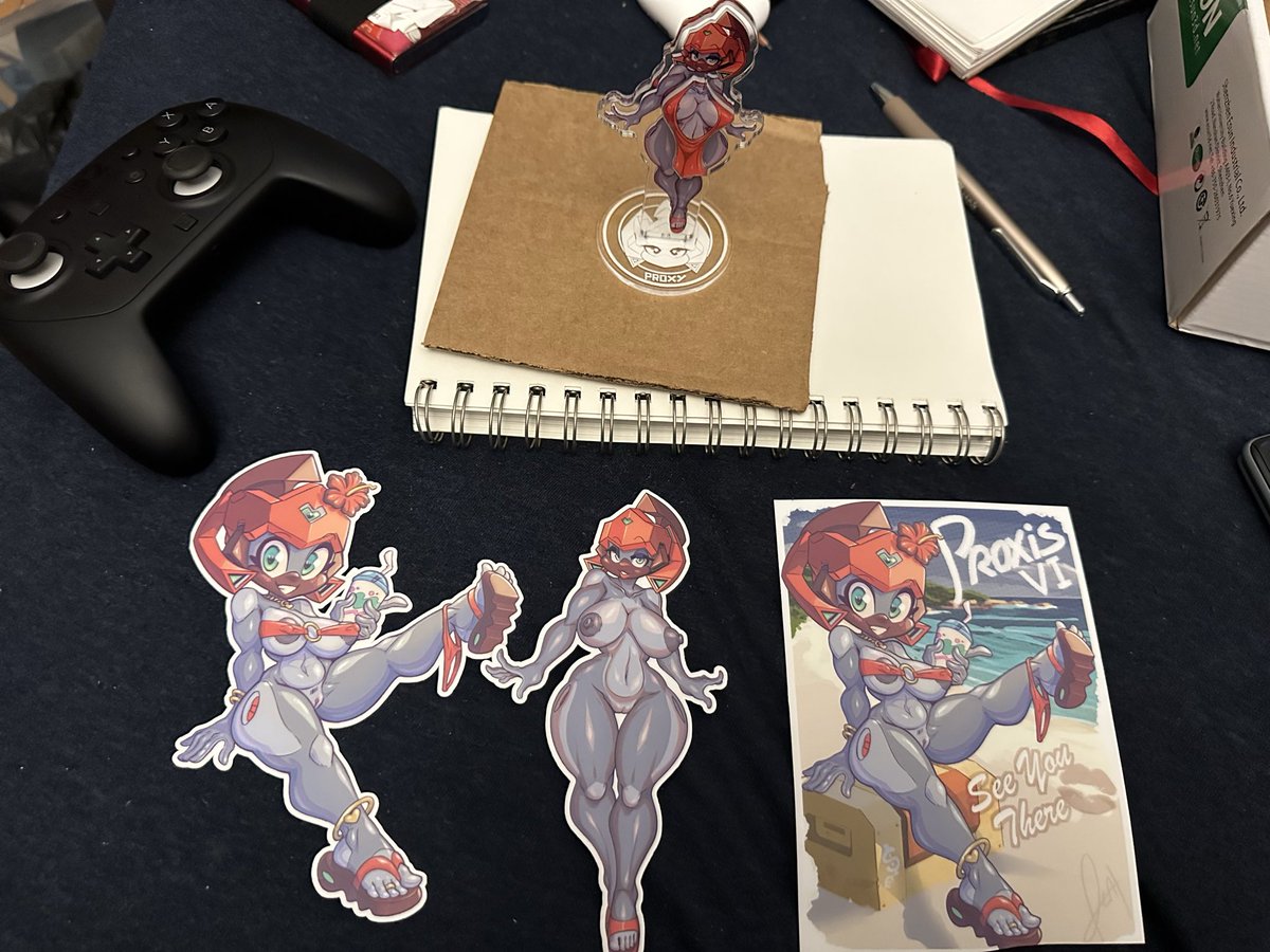 MasterMarioN90's tweet photo. Just got in the Proxy merch today. And it looks rad! @DatPizzaCat https://t.co/pgbFnvFHJy