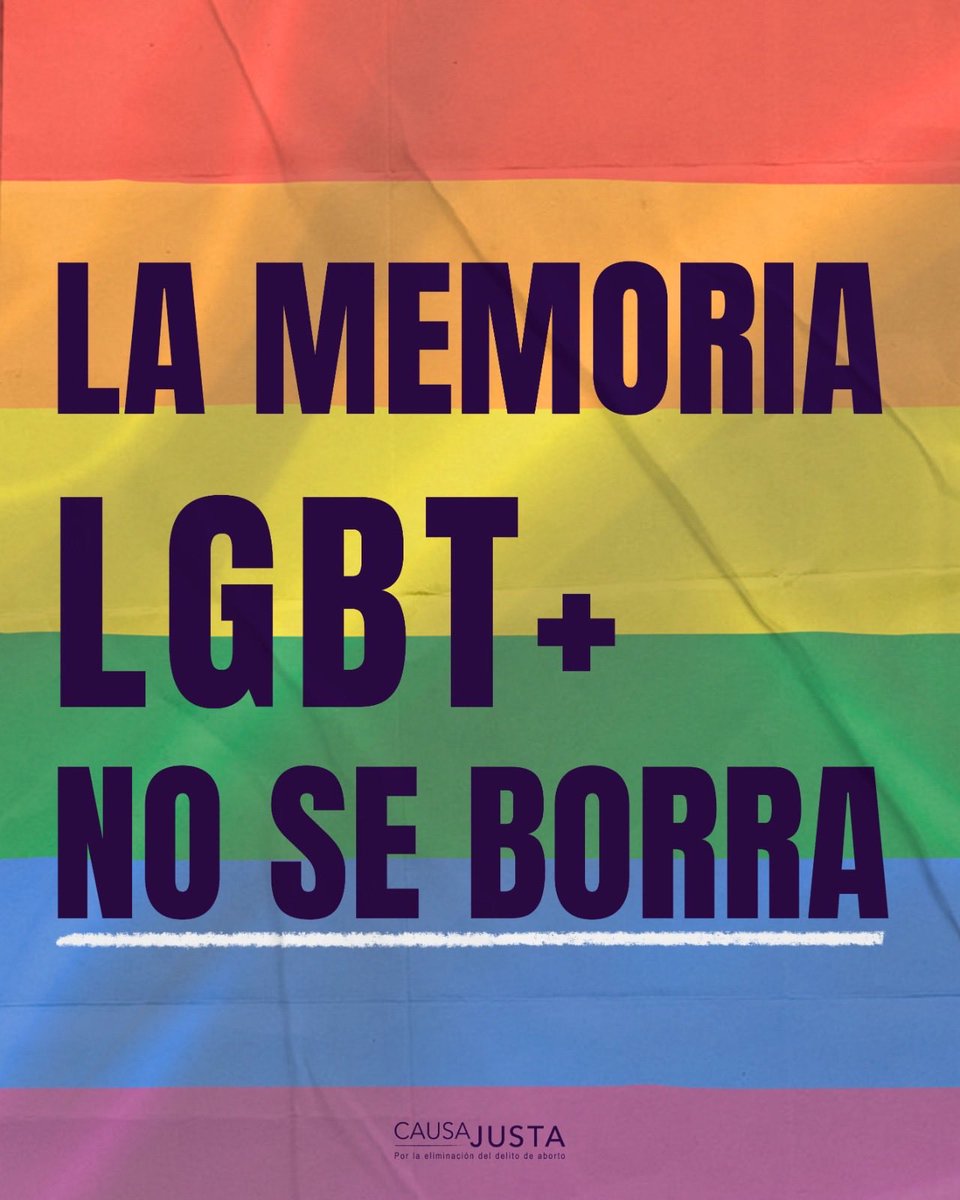 causajustaco's tweet photo. 📢 LA MEMORIA NO SE BORRA, está viva y la mantendremos viva 🏳️‍🌈💜🏳️‍⚧️💚✊🏽🔥 https://t.co/CtNt2VL7FS