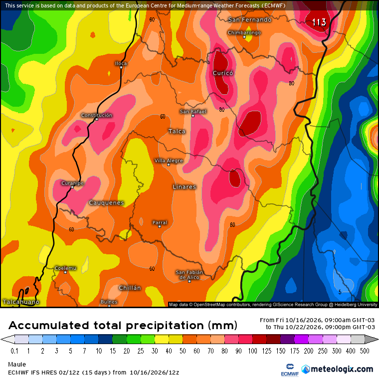 EdoWeatherman's tweet photo. ALERTA POR INTENSO EVENTO DE INESTABILIDAD EN NORTE CHICO, ZONA CENTRAL Y PARTE DEL SUR.

Desde el lunes y hasta el jueves se proyecta que un sistema de baja presión afecte con precipitaciones de variada intensidad, fuertes tormentas eléctricas, granizos y viento, entre la región de Coquimbo y Los Lagos. 

Detalles.
1. No lloverá de forma continua, habrá pausas de sol y nubes entre lunes y jueves.

2. El evento afectará de mar a cordillera, pero la distribución será desigual, siendo los sectores interiores y cordilleranos donde más agua caería.

3. Se formarán potentes celdas de tormentas que van a causar fuertes chubascos y granizos, además de cloudburst o nubes que dejarán intensos aguaceros en sectores de la zona central. El lugar exacto solo lo puedo saber en el momento. No hay radares.

4. Riesgo muy alto de inundaciones repentinas debido a la gran cantidad de tormentas que se van a producir, especialmente el martes y miércoles. 

5. Posibilidad alta de aluviones porque la isoterma se moverá entre 2500-3000 msnm, incluso puede subir un poco más. 

6. Los montos por región son muy variables debido a la actividad convectiva presente, puede haber sectores que acumulen 20-40 mm y otros más de 70-90 mm. Esto entre Coquimbo y Biobío principalmente.

Todo este sistema de inestabilidad podría causar muchas más complicaciones y daños que los ocurridos en los últimos eventos, además es posible que esto se siga potenciando.
Y no sería el último evento de este mes.

Mañana publicaré nueva actualización.