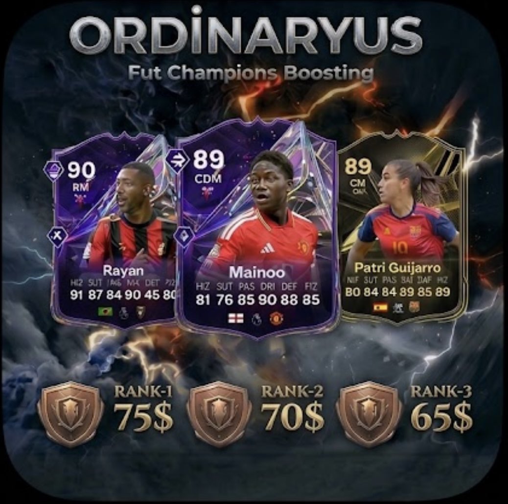 UtOrdinaryus's tweet photo. #Fc27 #EAFC27 
Wl boost🔥 https://t.co/2gHAGWz12y