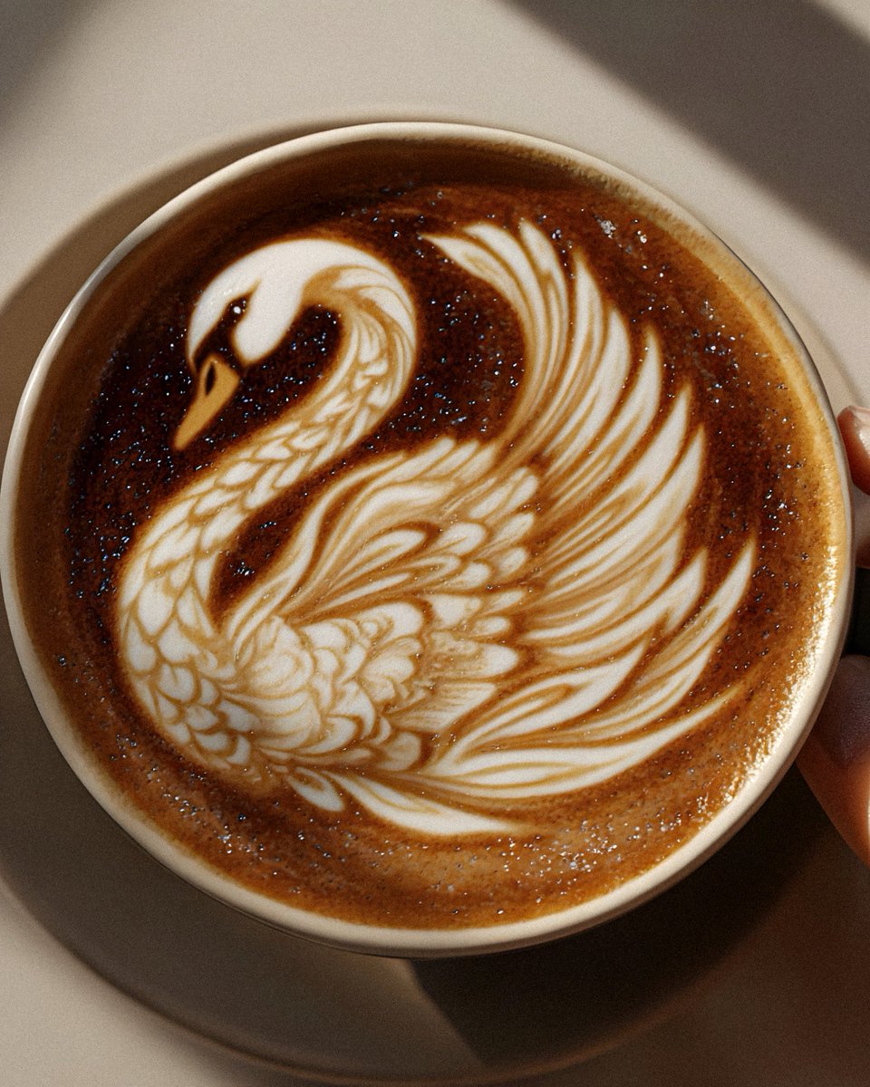 gardenofcolours's tweet photo. swan latte art 🦢 https://t.co/nY80qcK9Ry