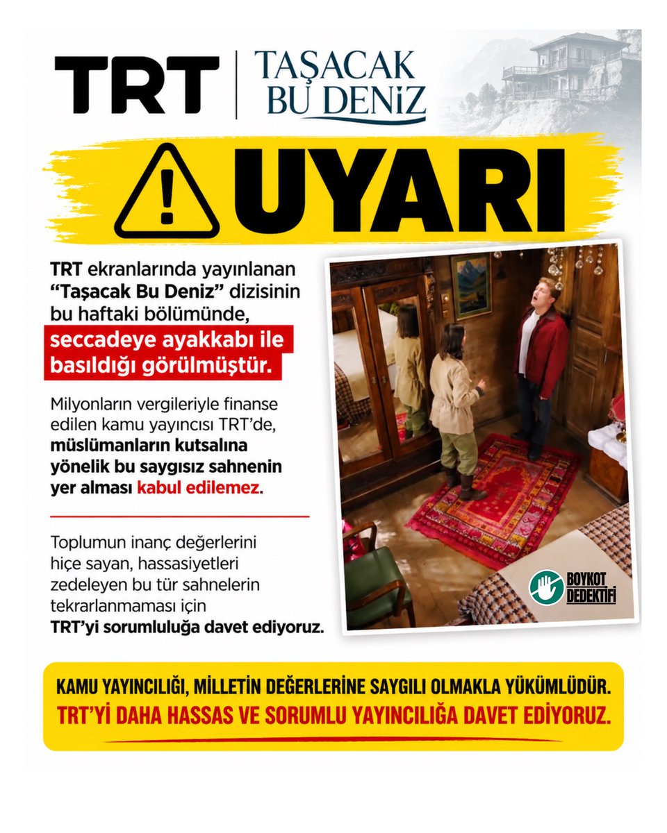 ErdemOzveren571's tweet photo. Bu Saygısızlık için
İvedilikle Gerekeni Yapın ⚠️

@trt https://t.co/Vi9RTutFed