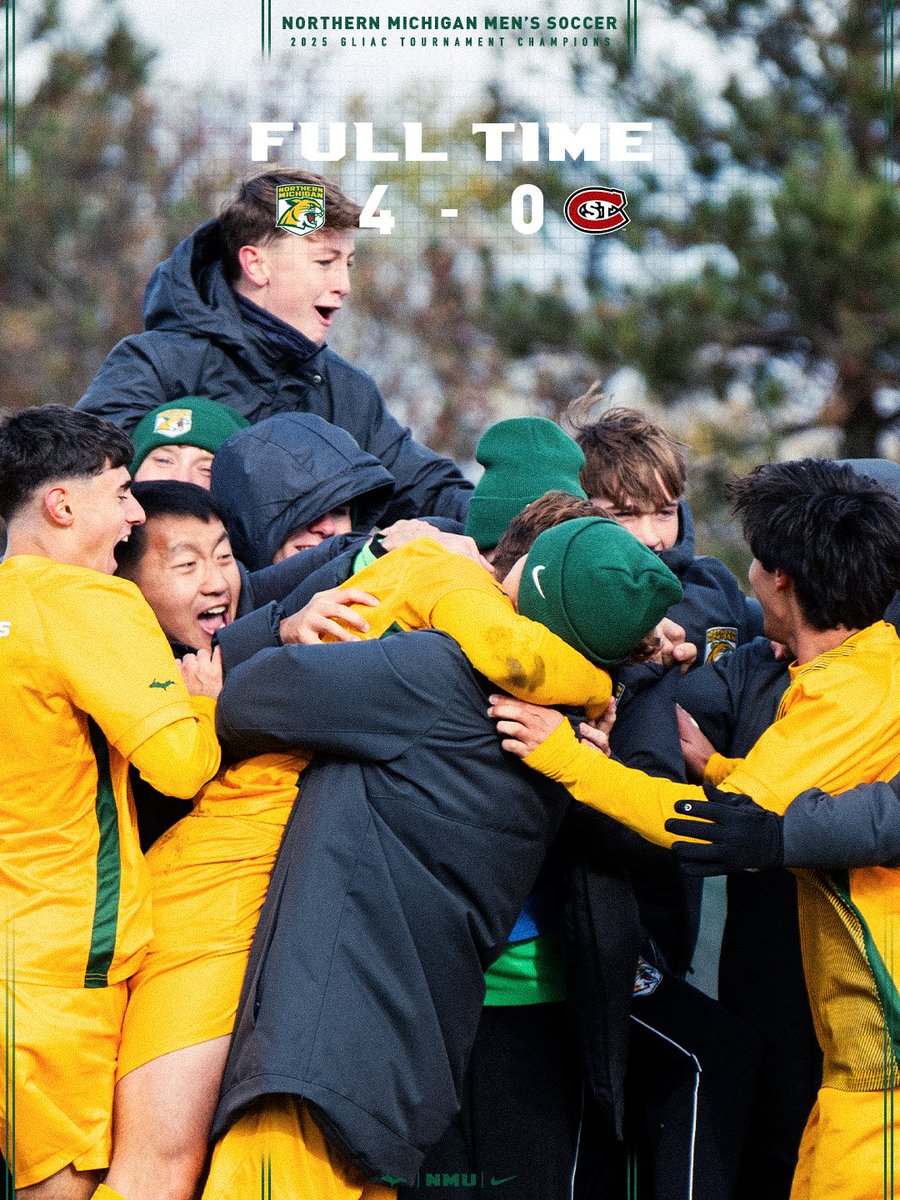 NMU_Mens_Soccer's tweet photo. WINdy day๐จโฝ๏ธ
Luca and Noah both score braces to secure the โCats a win against St. Cloud State.
#NMUwildcats | #UPtheCATS https://t.co/13OI40CMS1