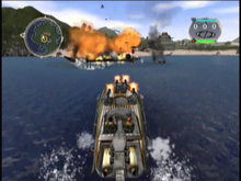 thehopczar's tweet photo. Blood Wake (2001) was pure high-speed gunboat warfare on the original Xbox—Twisted Metal meets the high seas with some of the best water physics of its era. Only on Xbox, and it still feels unique. Who else remembers tearing across the Dragon Seas?
#BloodWake #OriginalXbox #RetroGaming